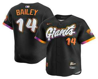 Men's San Francisco Giants #14 Patrick Bailey Black 2025 City Connect Limited Stitched Jersey Dzhi,We sell and wholesale Men's San Francisco Giants #14 Patrick Bailey Black 2025 City Connect Limited Stitched Jersey Dzhi on line form chian!